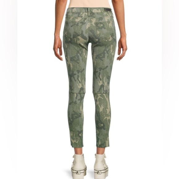 Etienne Marcel Camo High Rise Red Zipper Skinny Jeans size 26 (2/4) - Picture 4 of 9